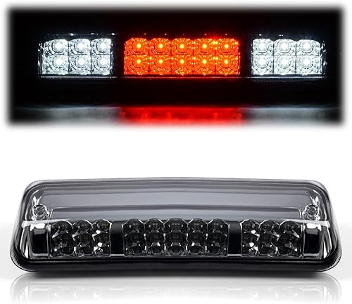 Miniatura 30 de GRAND ORANGE Tercera luz de freno LED compatible con Ford F250 F350 F450 F550 SD 1999-2016 lámpara de carga trasera súper resistente, luz de freno