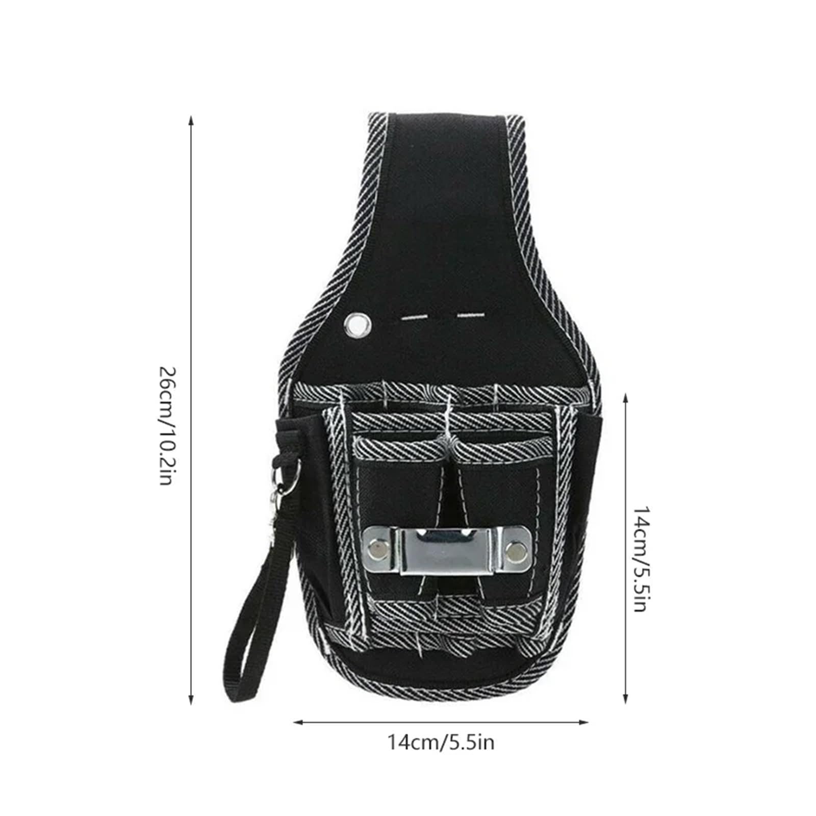 Bolsa de herramientas multifuncional, tela nailon, cinturón, Kit destornillador, soporte, bolsa, bolsillo, estuche for cintura electricista Para Carpintero Constructor