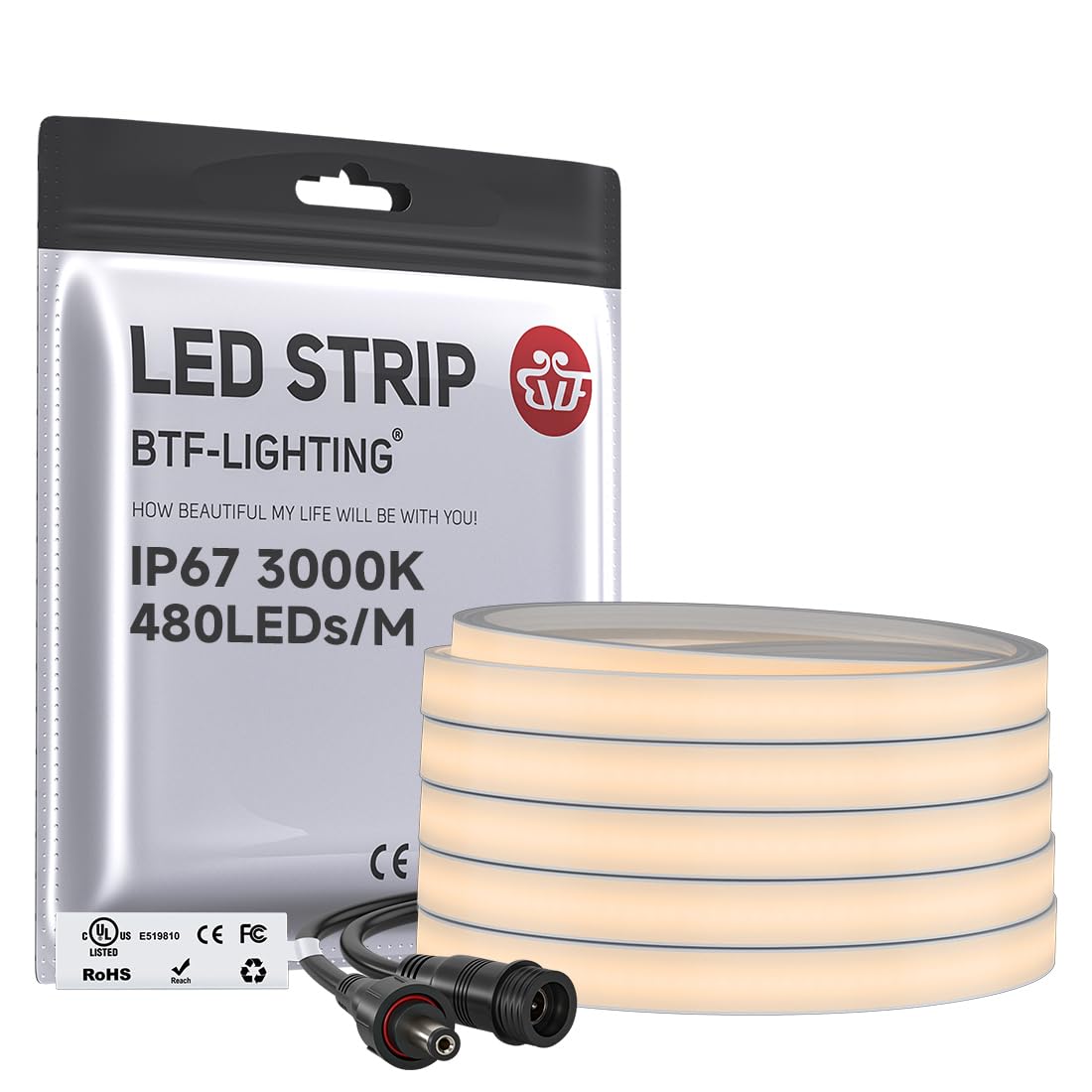 BTF-LIGHTING FCOB COB LED Strip Light