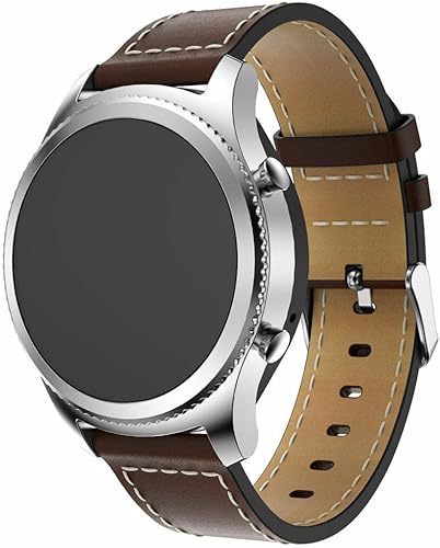 Reemplazo para Samsung Gear S3 FrontierClassic Leather Watch Band Correa Pulsera Pulsera