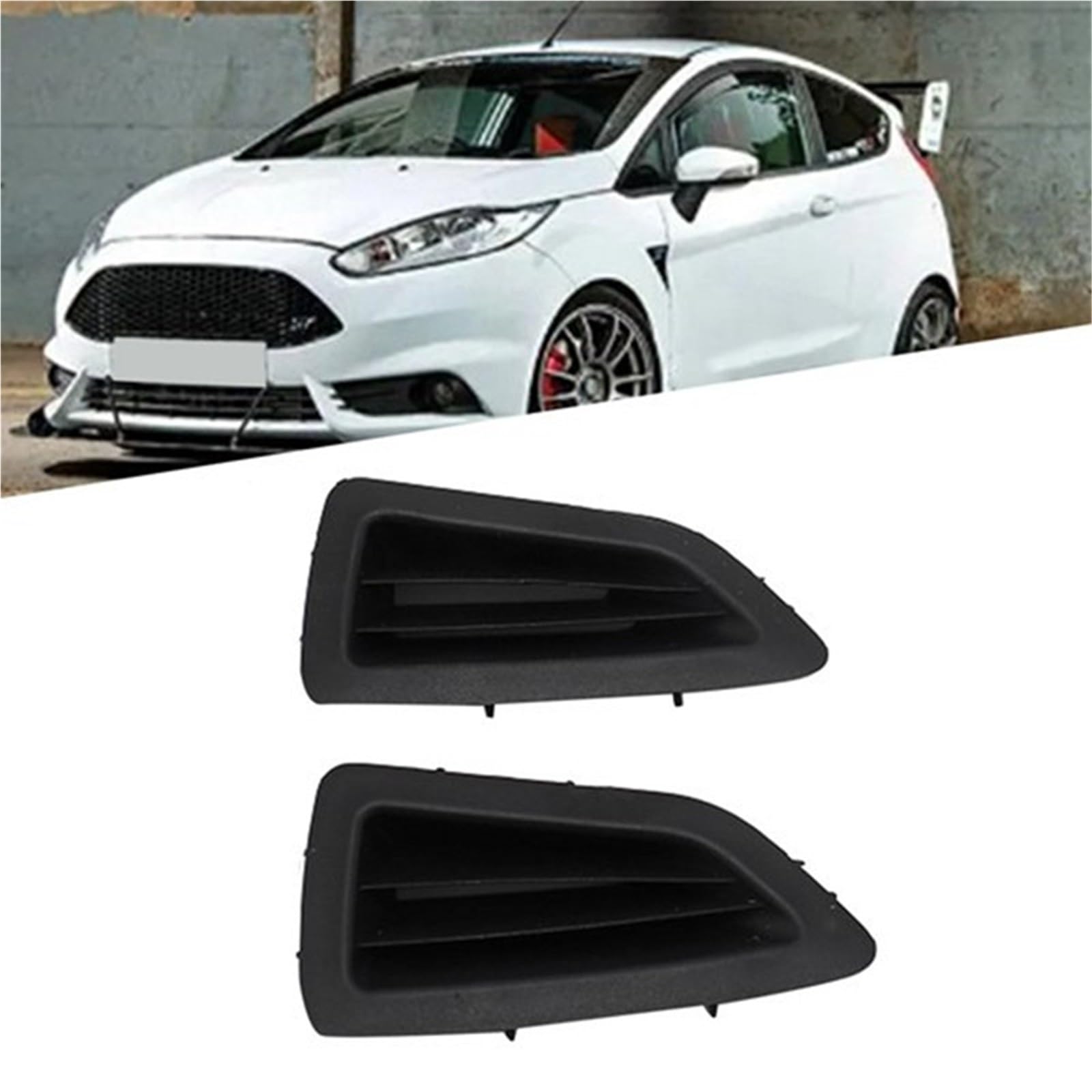 Pasuje do Ford Fiesta MK7 .5 odpowietrznik klimatyzatora 2 szt. Deska rozdzielcza samochodu kratka wentylacyjna kachelmotor