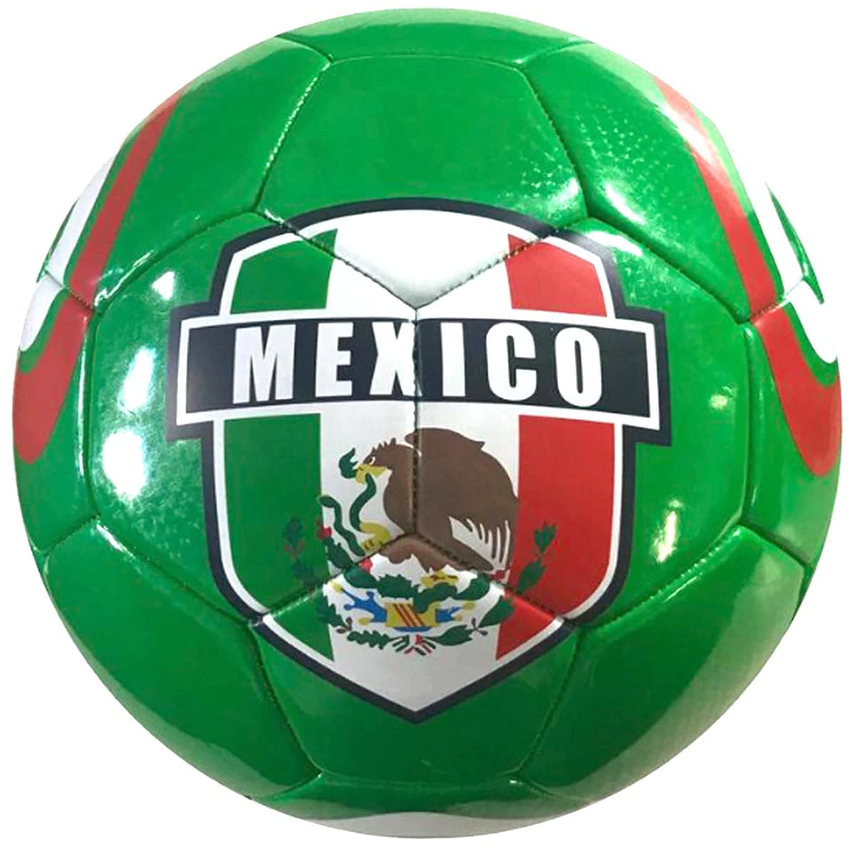 Icon Sports Mexico Size 5 Ball, Green