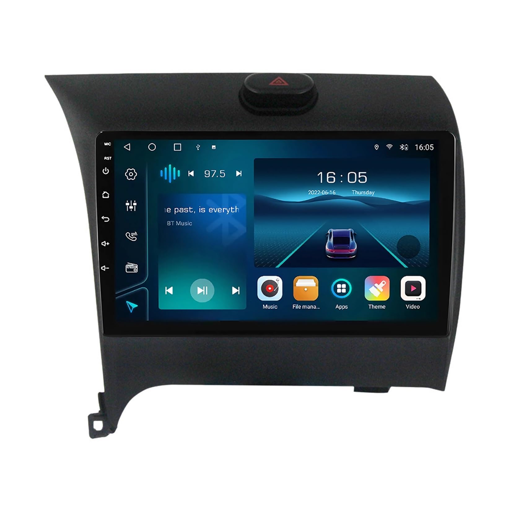 Autoradio Android pour Kia K3 Cerato 2013-2017 avec écran tactile 9 pouces