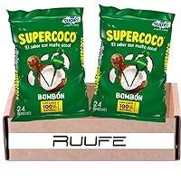 Vista 1 de Supercoco Candy Bonbon (2 unidades - 24 unidades por paquete) Dulces colombianos super coco candy colombiano snack dulce colombiano Comida colombiana