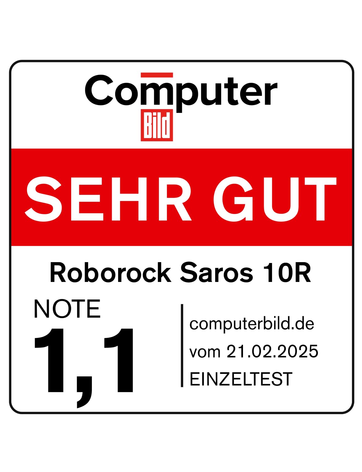 roborock Saros 10R Saugroboter mit Wischfunktion&angebbarem Wischmopp, 22,000 Pa, 7,98cm Ultra-Slim Design, StarSight System 2.0, Zero-Tangle System