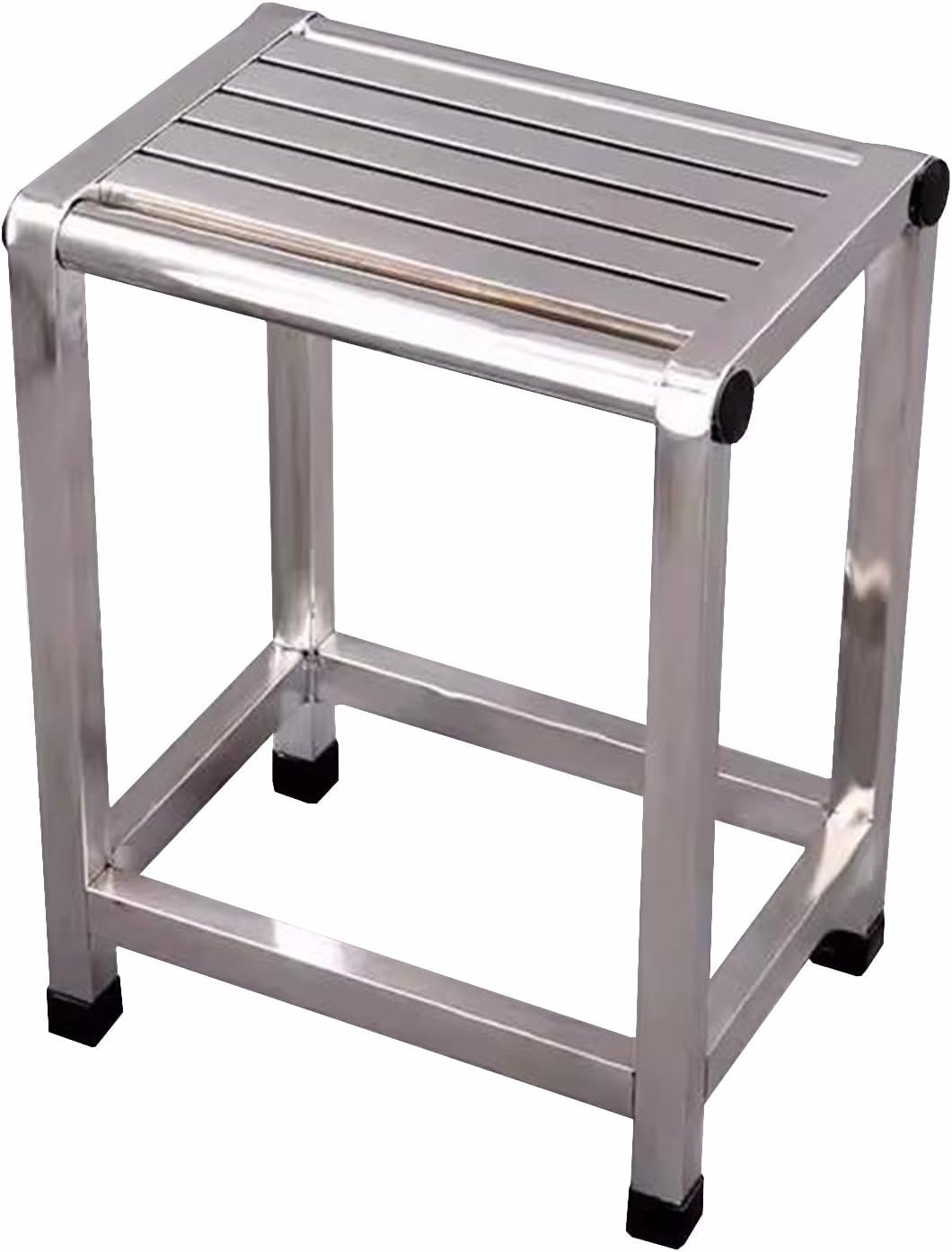 Sgabello da doccia in acciaio inox, sedile antiscivolo per anziani, anziani e incinte, sicuro, confortevole, ausili per la doccia per la comodità del bagno