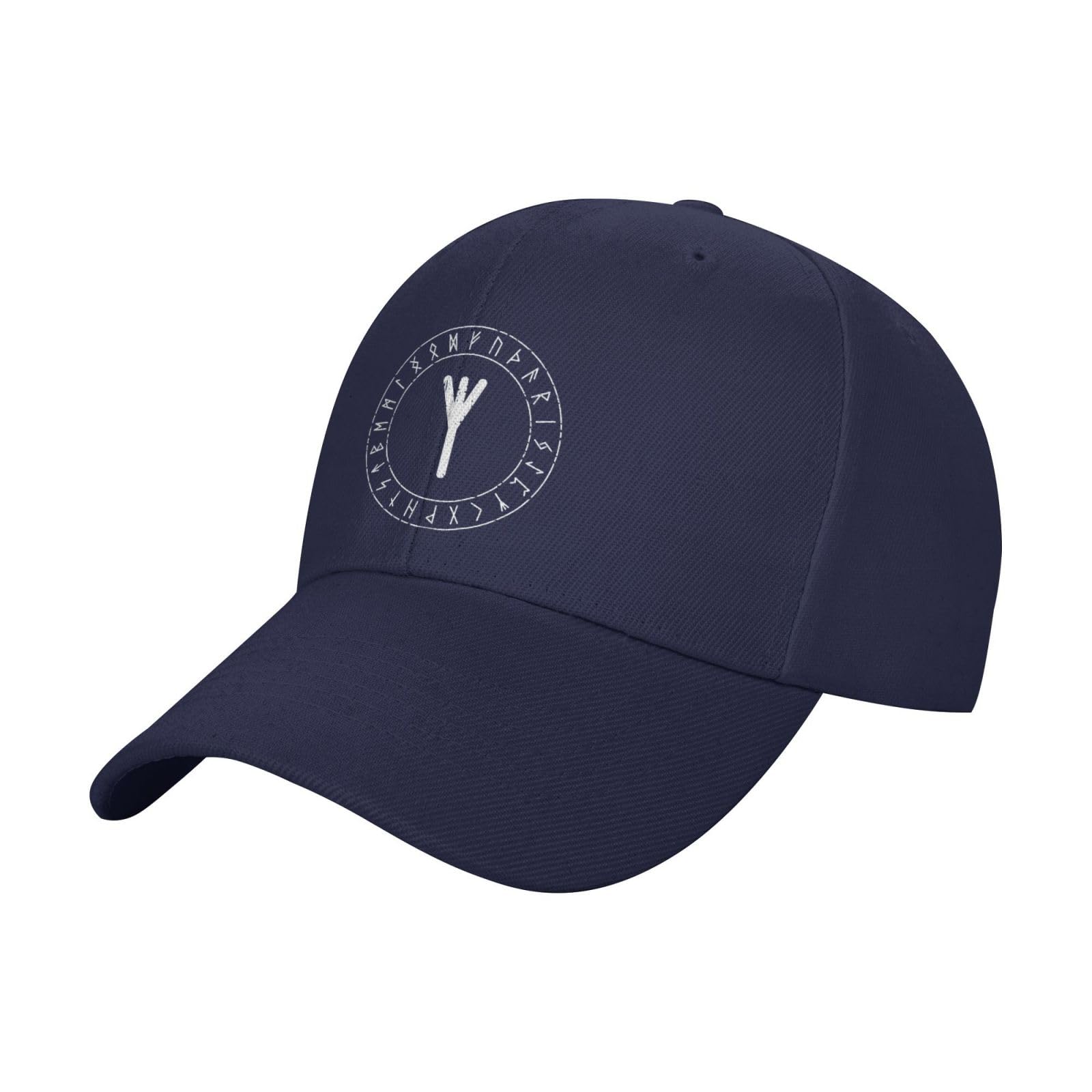 Algiz Rune Adjustable Outdoor Baseball Cap Sandwich Cap Truck Driver Cap Peaked Cap Casquette Hat