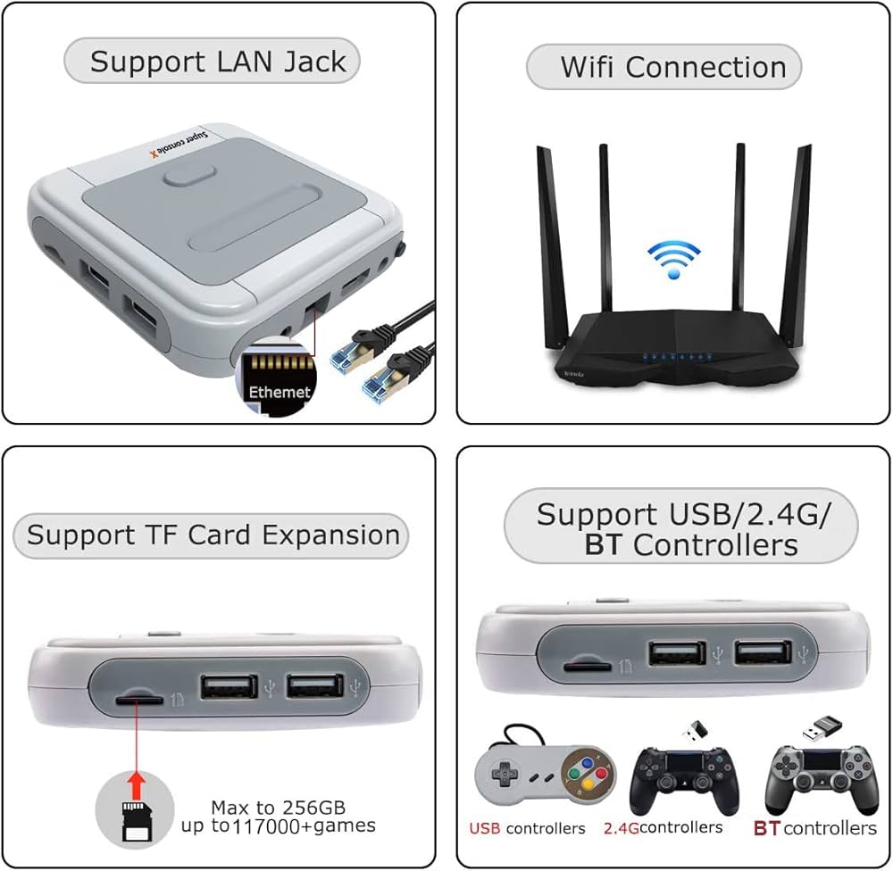 Nintendo Switch SuperConsoleX Max Plus 256GB Black Nintendo Switch SuperConsoleX Max Plus 256GB Black