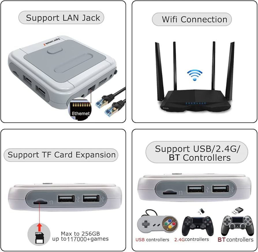 その他 mamKINHANK SuperConsole 2TBHDD Amazon.com: Kinhank Super Console X Retro Video Game Console