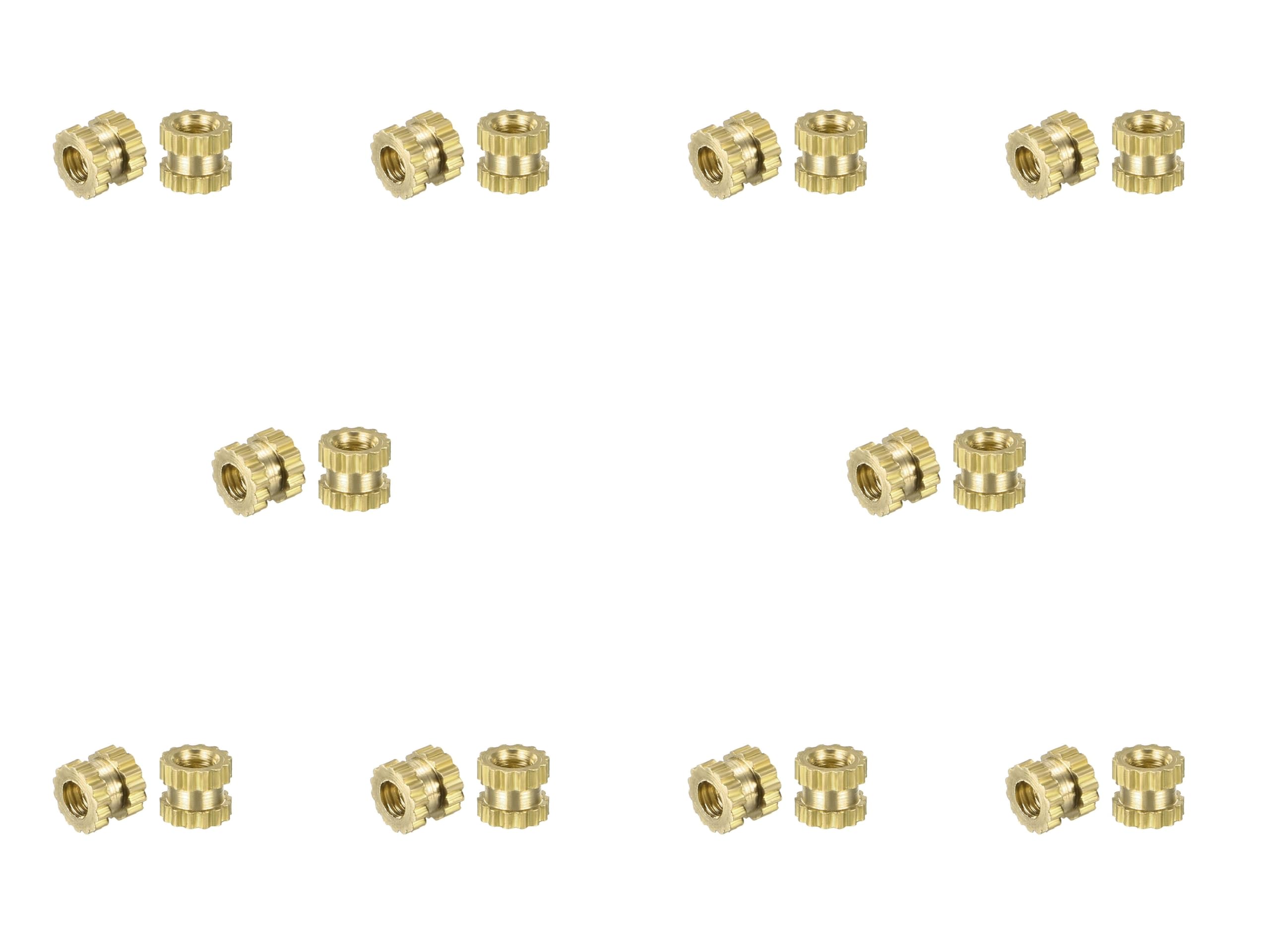 (10 pc) Pro3D M2.5 X 5mm Brass Heat Set Threaded Round Insert Nut-image-49