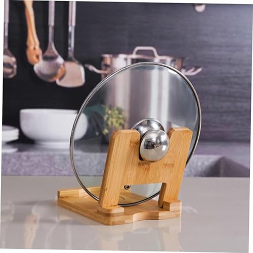 Miniatura 6 de 1 estante de almacenamiento para tapa de bambú