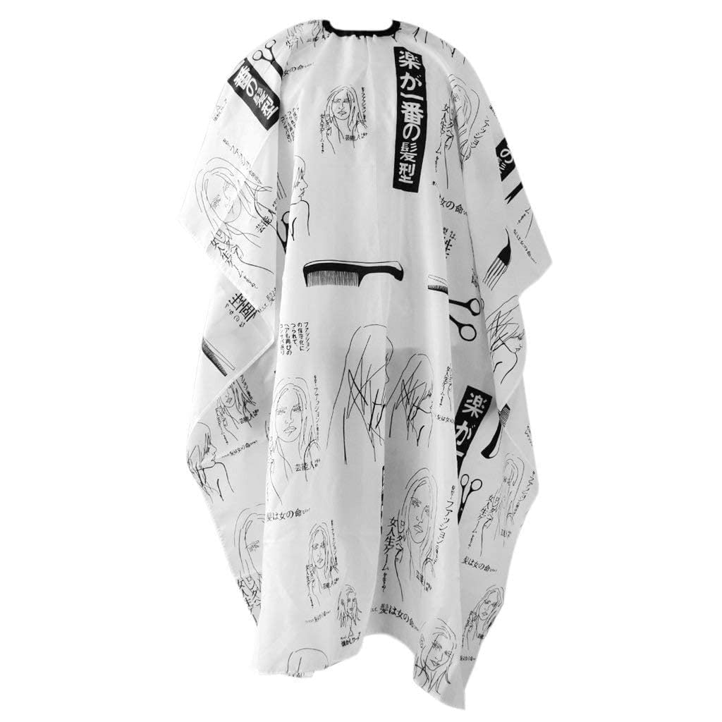 Hair Cutting Apron | Hairdressing Gown | Barber Cape | Salon Accessories & Hair Styling Sheet | Printed Design
