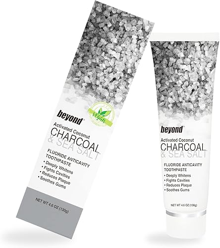 BEYOND Pasta de dientes de carbón y sal marina (1 ud.)