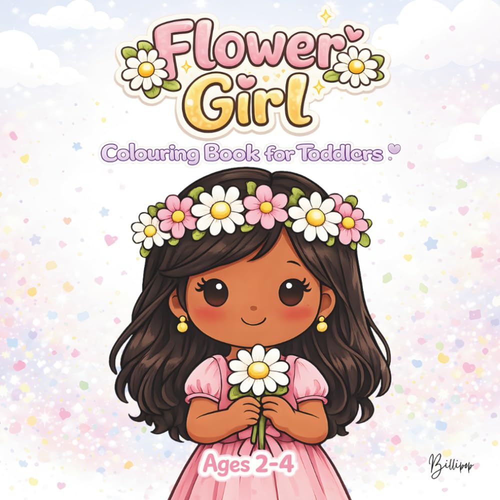 Flower Girl Colouring Book for Toddlers - Edition Sophia: A Wedding-Themed activity for Ages 2–4 (Wedding fun for Toddlers)