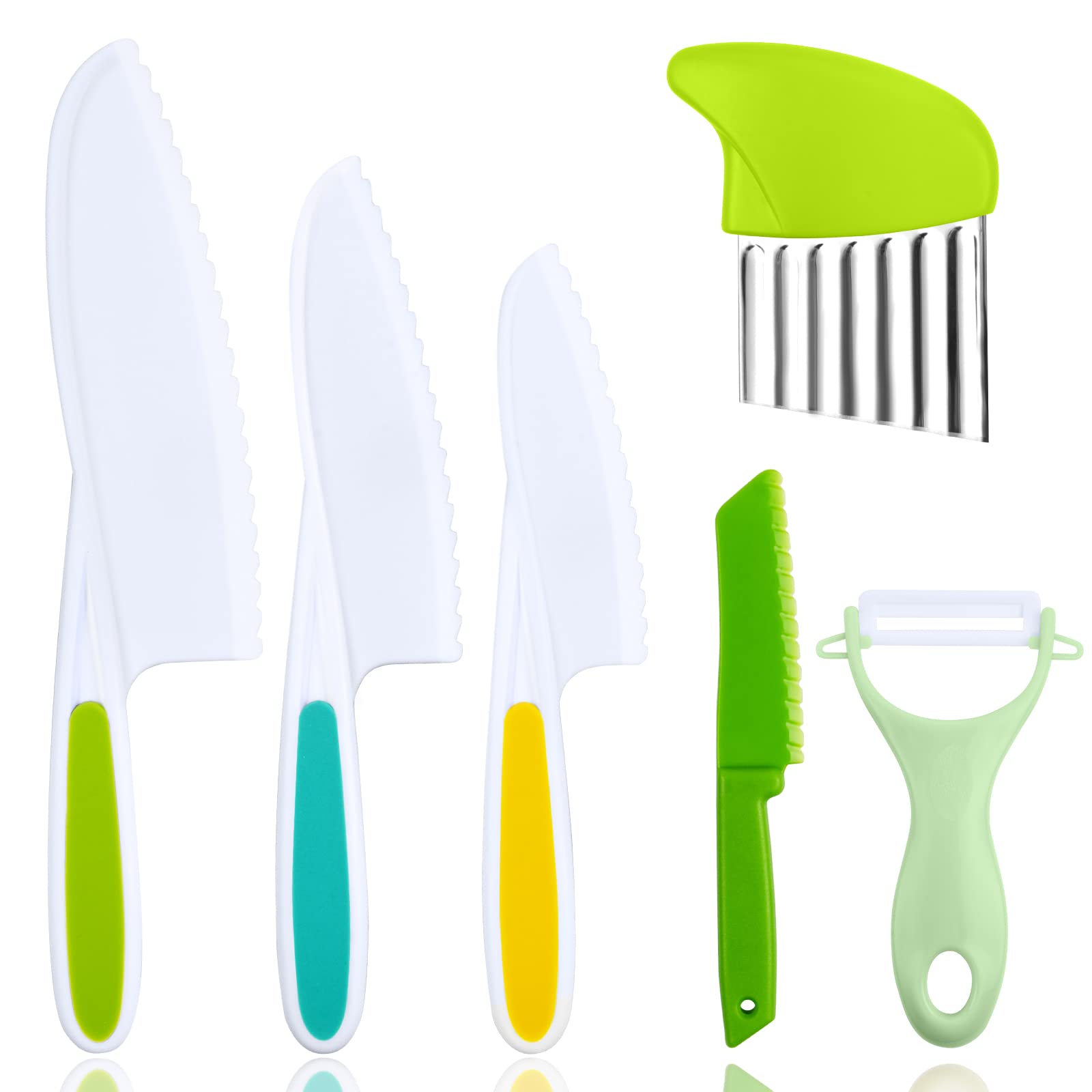 Couteau en nylon enfants HOTUT pour cuisiner en famille et couper les fruits le mercredi