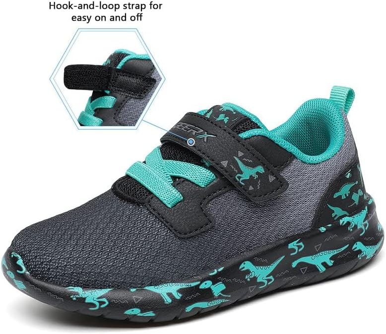 GEERX DIMO Dinosaur Toddler Boys Shoes Non Slip Lightweight Breathable Comfortable Sport Athletic Running Tennis Sneakers - Image 3