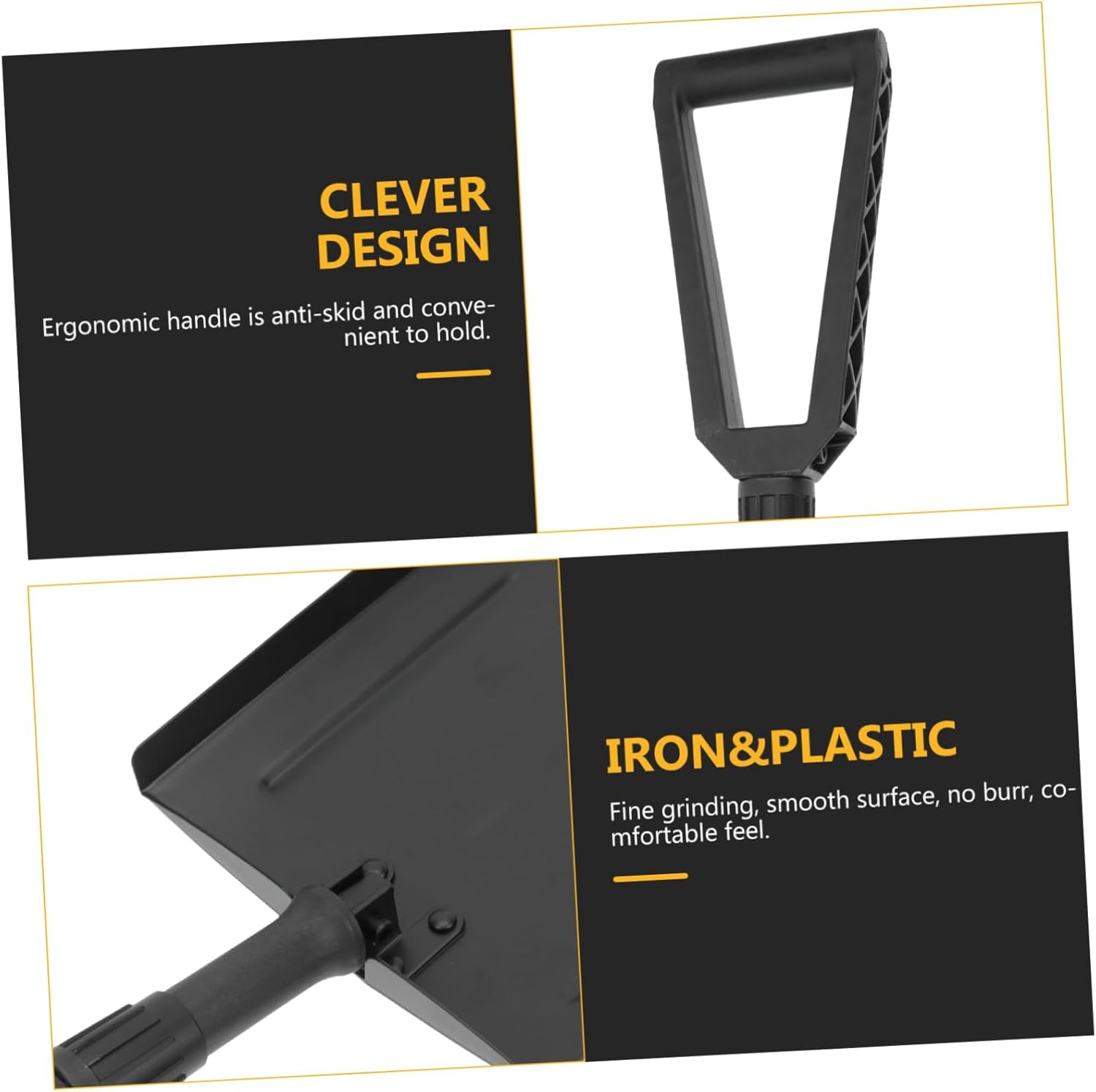 Snow Shovel for Driveway 1 Set Folding Snow Scoop Disaster Prevention Tool Clean Car Emergency Shovel