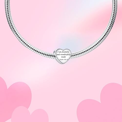 Miniatura 2 de Dije colgante de plata de ley 925 con diseño de corazón para mamá, hija, familia, familia, amigos