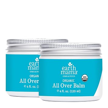 Earth Mama Organic All Over Balm - 4 oz Pack of 2