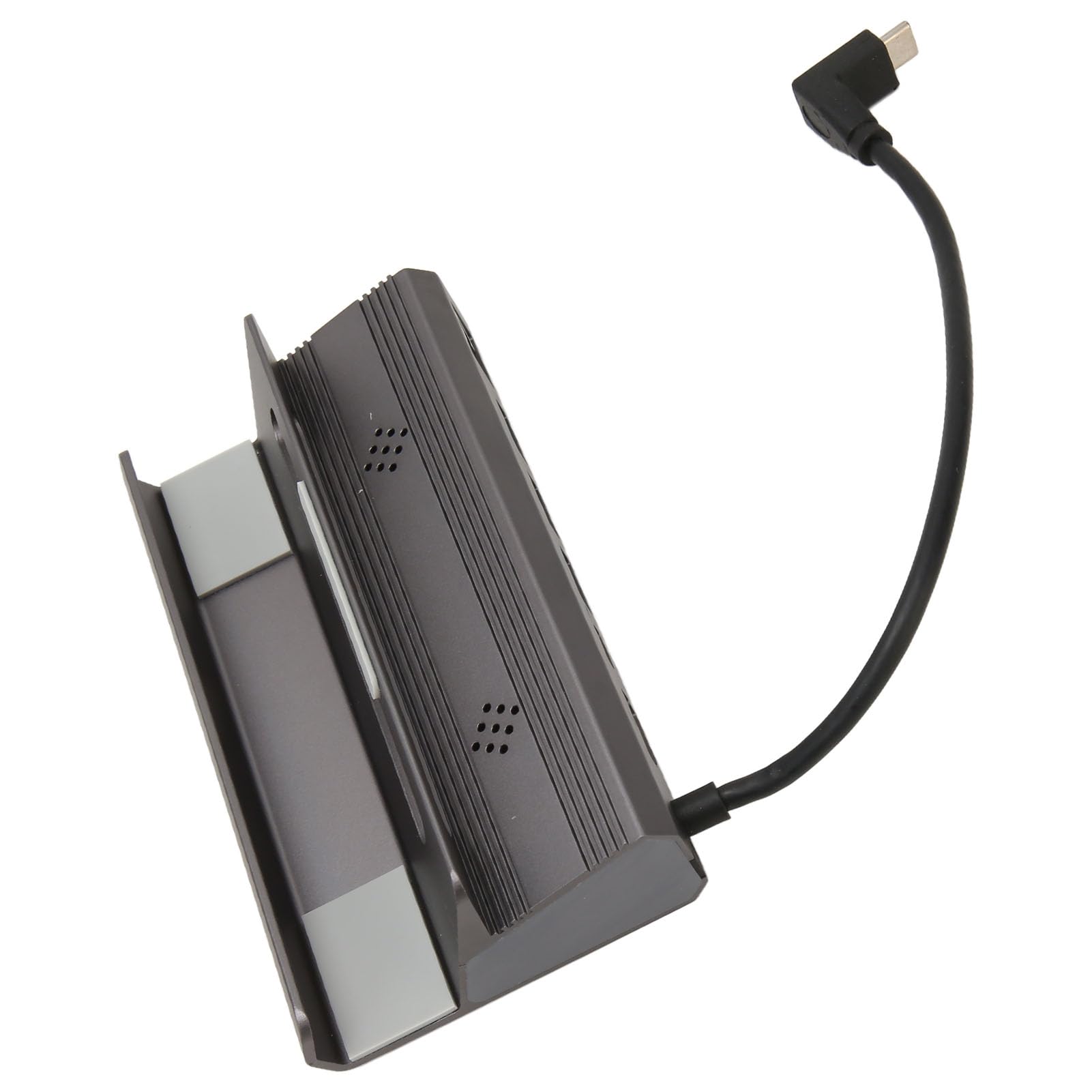 Generic Docking Station Steam Deck 6 in 1 con Porte USB 3.0 e 4K per Giocare su Grande Schermo Grigio Alluminio