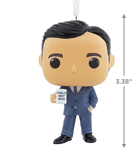 Miniatura 4 de Hallmark The Office Michael Scott Funko Pop! Adorno navideño de resina