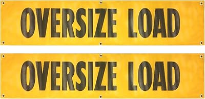 Mesh Oversize Load Signs for Trucks - 18