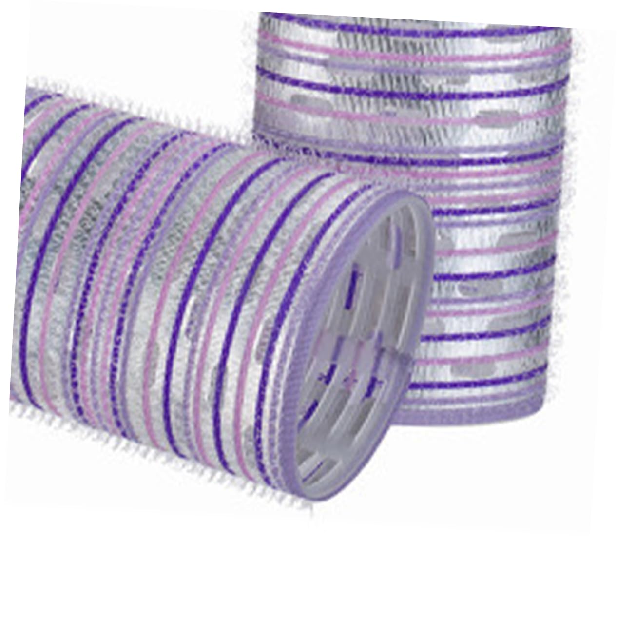 Ipetboom 2pcs Hair Curler Rollers Diy Curling Tool Self Grip for Home Use Non-damaging Hair Styling Tool Easy to Create Loose Curls Without Heat