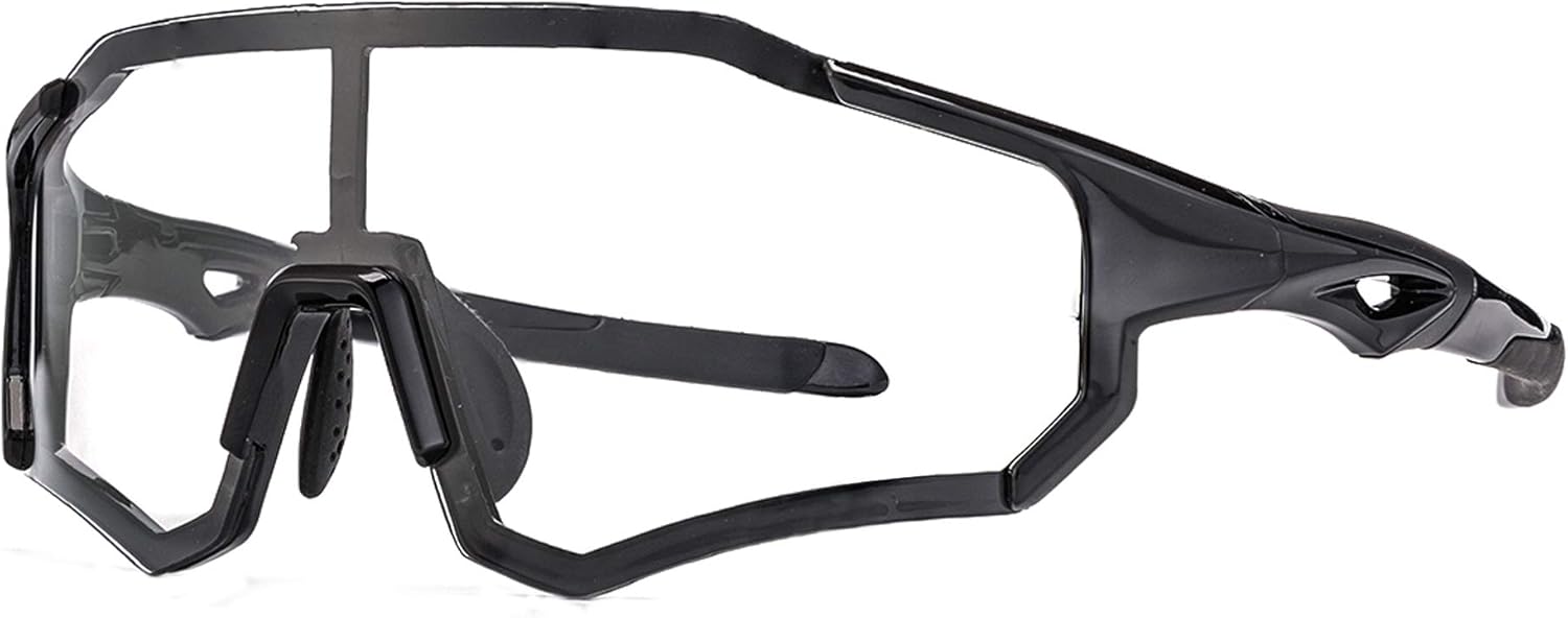 ROCKBROS Photochromic Sunglasses for Men Women Sports Cycling Glasses UV Protection Windproof Bike Glasses for Running