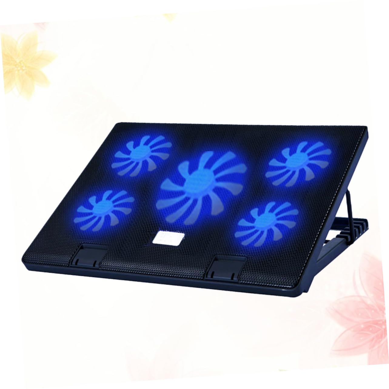 Refroidisseur pour Ordinateur Portable Dc5v à 5 Ventilateurs Noir