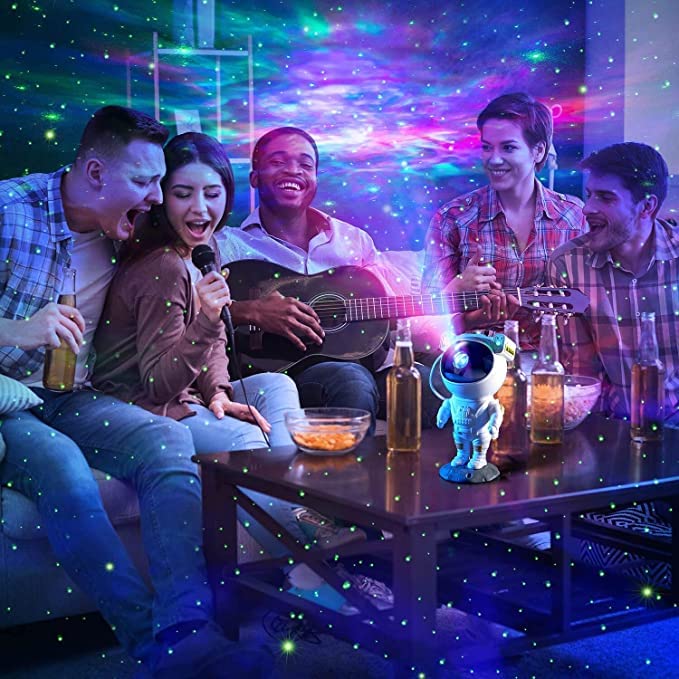 Star Projector Galaxy Night Light, Astronaut Nebula Ceiling, RGB