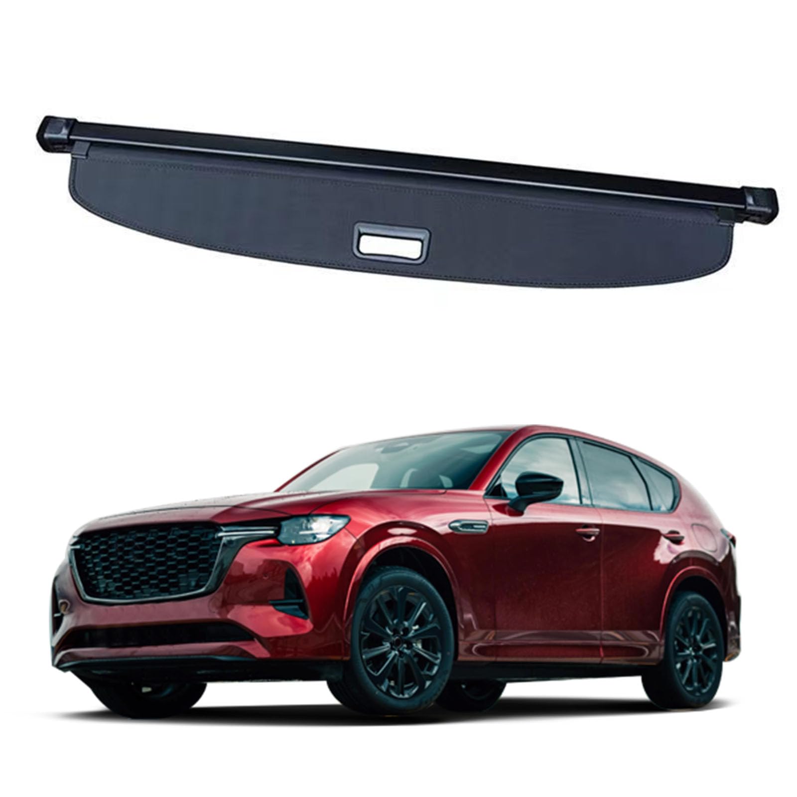 Lgpbhsh Normal Compatible With Mazda Cx-60 2024+, Car Retractable Cargo Cover Car Interior Rear Trunk Cargo Luggage Cover Security Shade