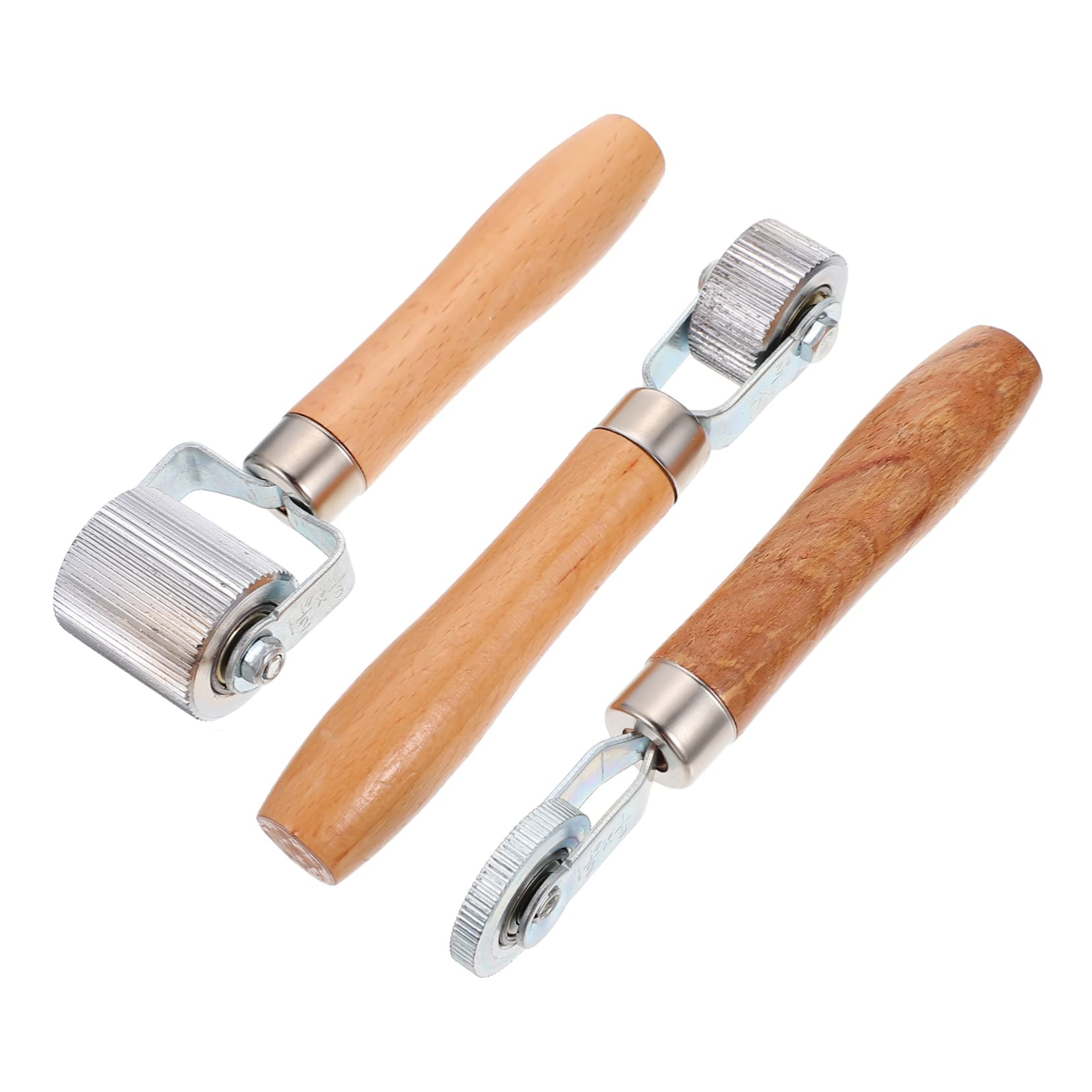 MAGICLULU Kit de Reparación de Neumáticos 3 Rodillos de Madera y Acero para Coche Portátil Buen Sellado para Reparación Eficaz de Pinchazos