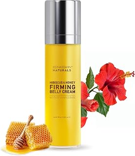 Enaskin Naturals Belly Firming & Skin Tightening Cream — Hibiscus and Honey Cellulite Lotion for Stomach, Thighs & Butt — Moisturizing & Lifting Body Lotion for Women, 100ML