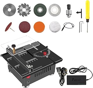 Portable Table Saws for Woodworking, 100W Mul...,