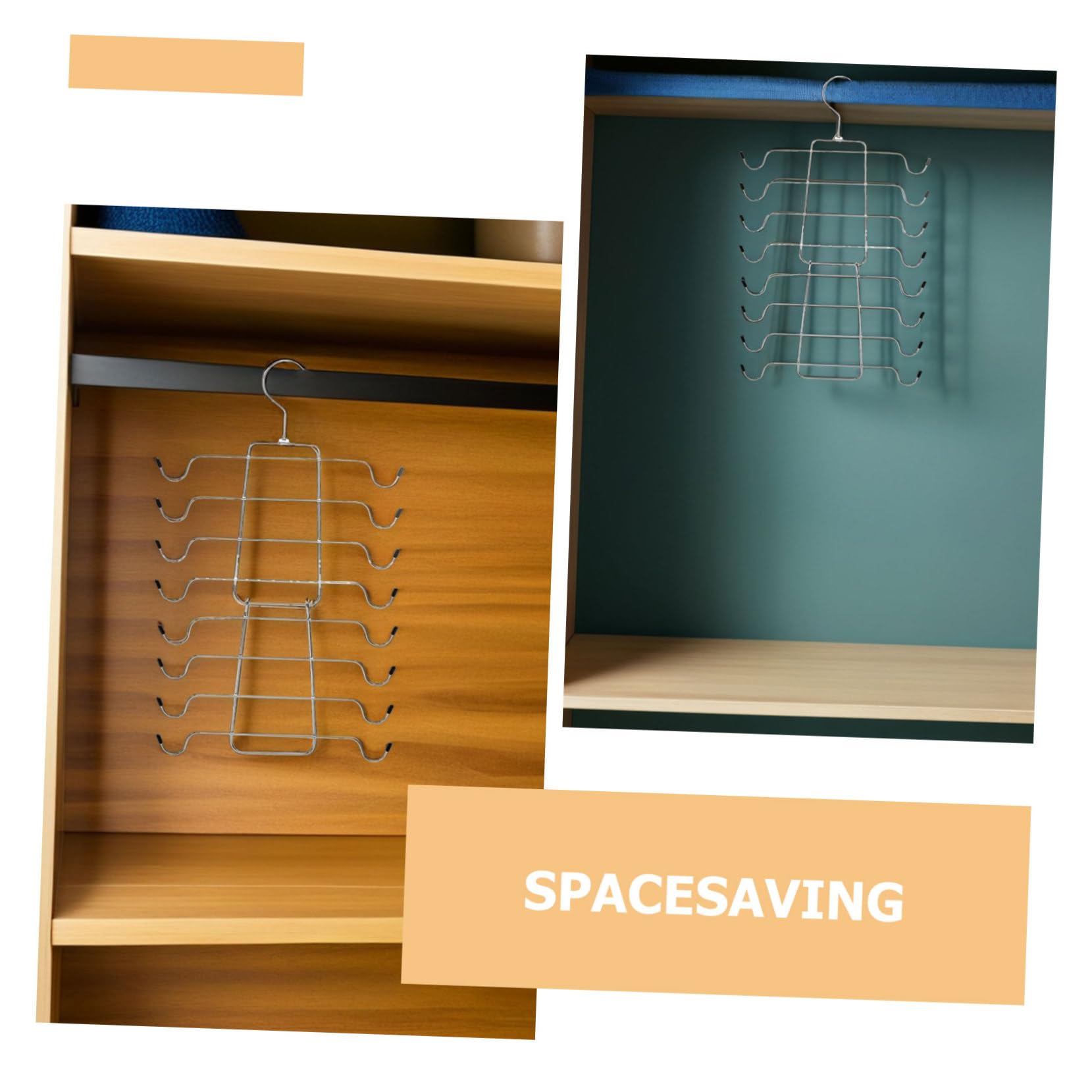 4 Stück Metall BH-kleiderbügel Faltbar mit Drehhaken Platzsparender Schrank-Organizer für BHS Tanktops Gürtel und Schals Stabiler BH-Halter für Kleiderschrank und Reise