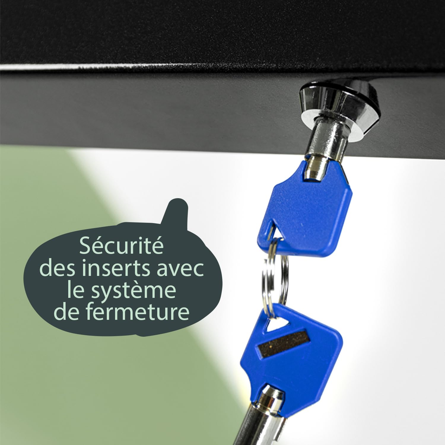 SECURIT - Porte-Menu Extérieur avec Eclairage LED Black Star