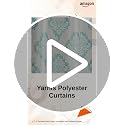 Image of Yarnis Polyester Damas Printed Room Darkening Curtains 6 Feet Long for Door & Windows Living Room, Aqua Blue, Parda, 1 Piece