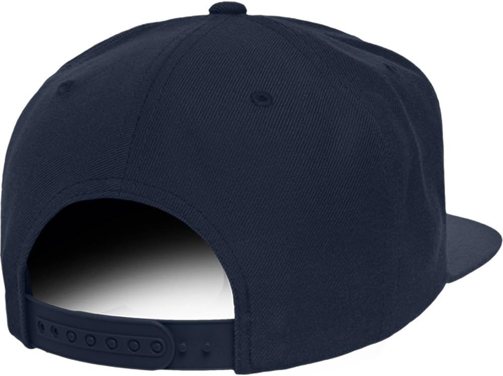 Trendy Apparel Shop Wolf Embroidered Flat Bill Snapback Ball Cap