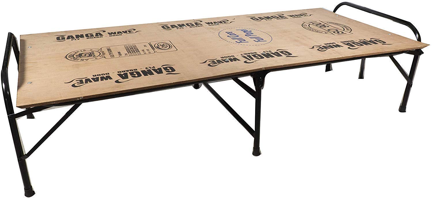 Total Solution Plywood Folding Bed with Bed Head Size (42 X 72 Inch