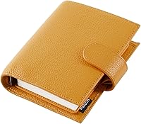Vista 10 de Moterm Planificador de anillos regular de bolsillo - Organizador de agenda de cuero genuino