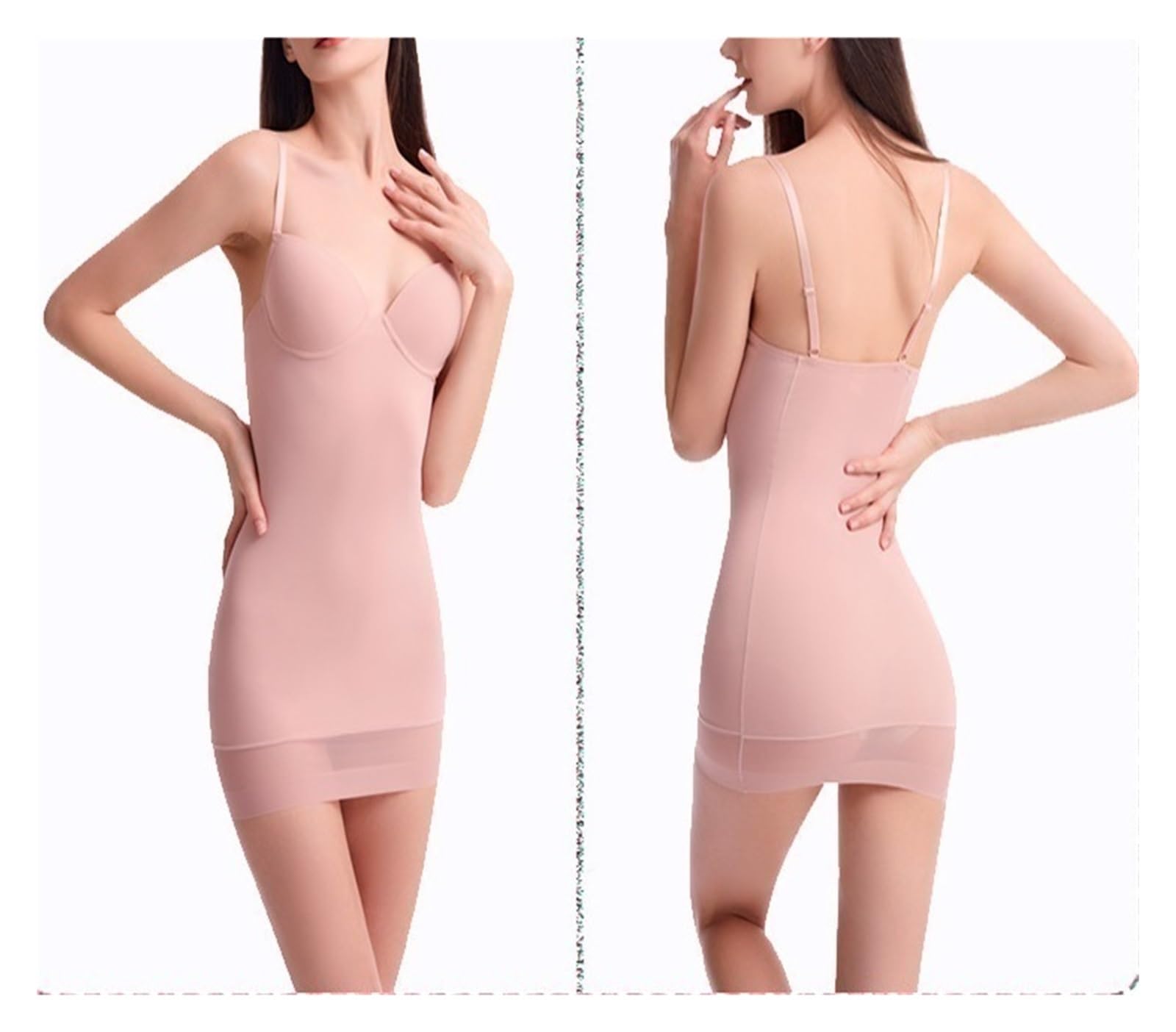TTDGYYXW Vestido Shapewear para Mujer Sexy Shapewear Corset Bodycon Bottom Dress Shapewear Body Ajustable con Sujetador