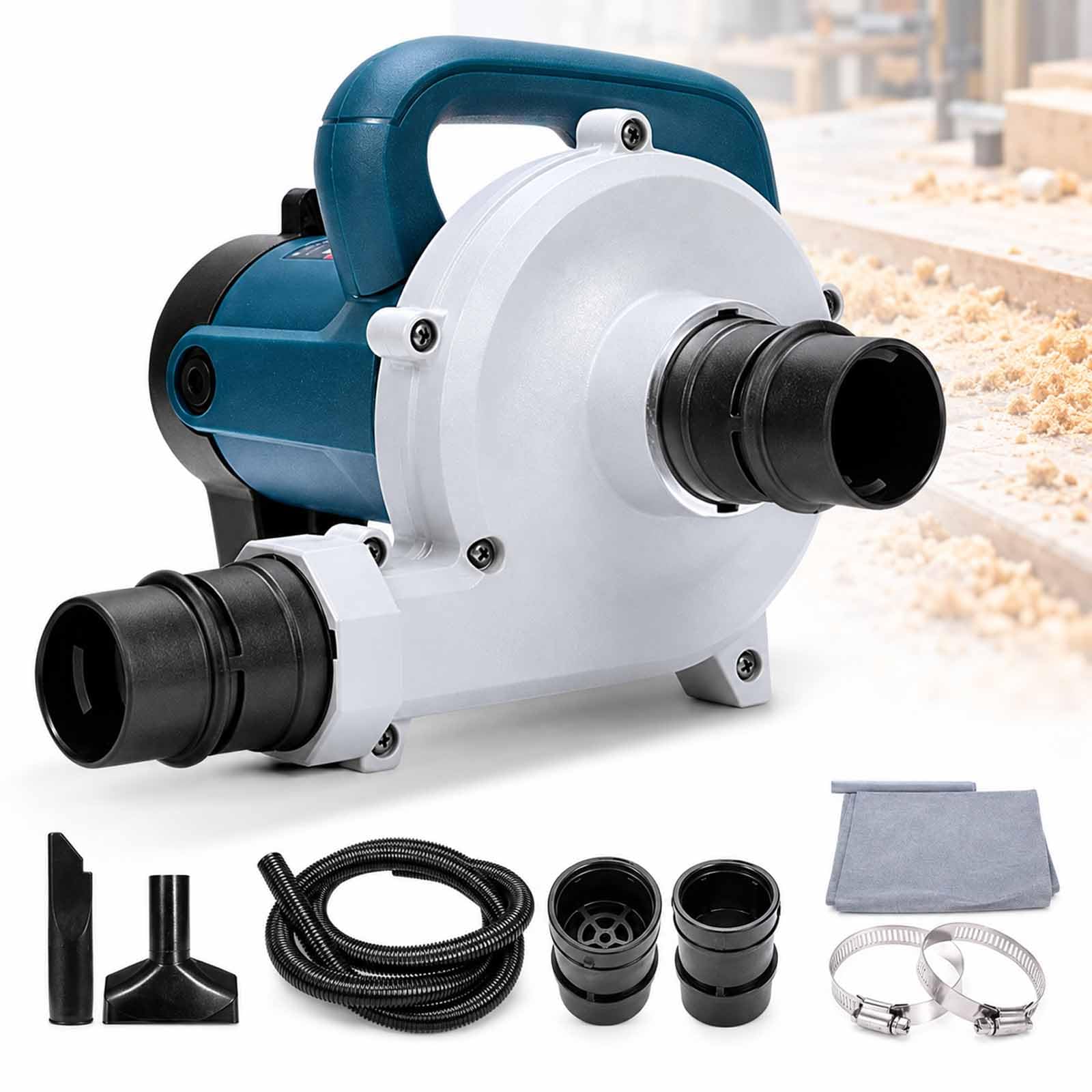 Máquina Eléctrica De Relleno De Plumón De 1680 W, con Doble Función De Soplado Y Succión, Control De 6 Velocidades, para Sastres, Costureras Y Talleres De Reparación De Equipos Al Aire Libre