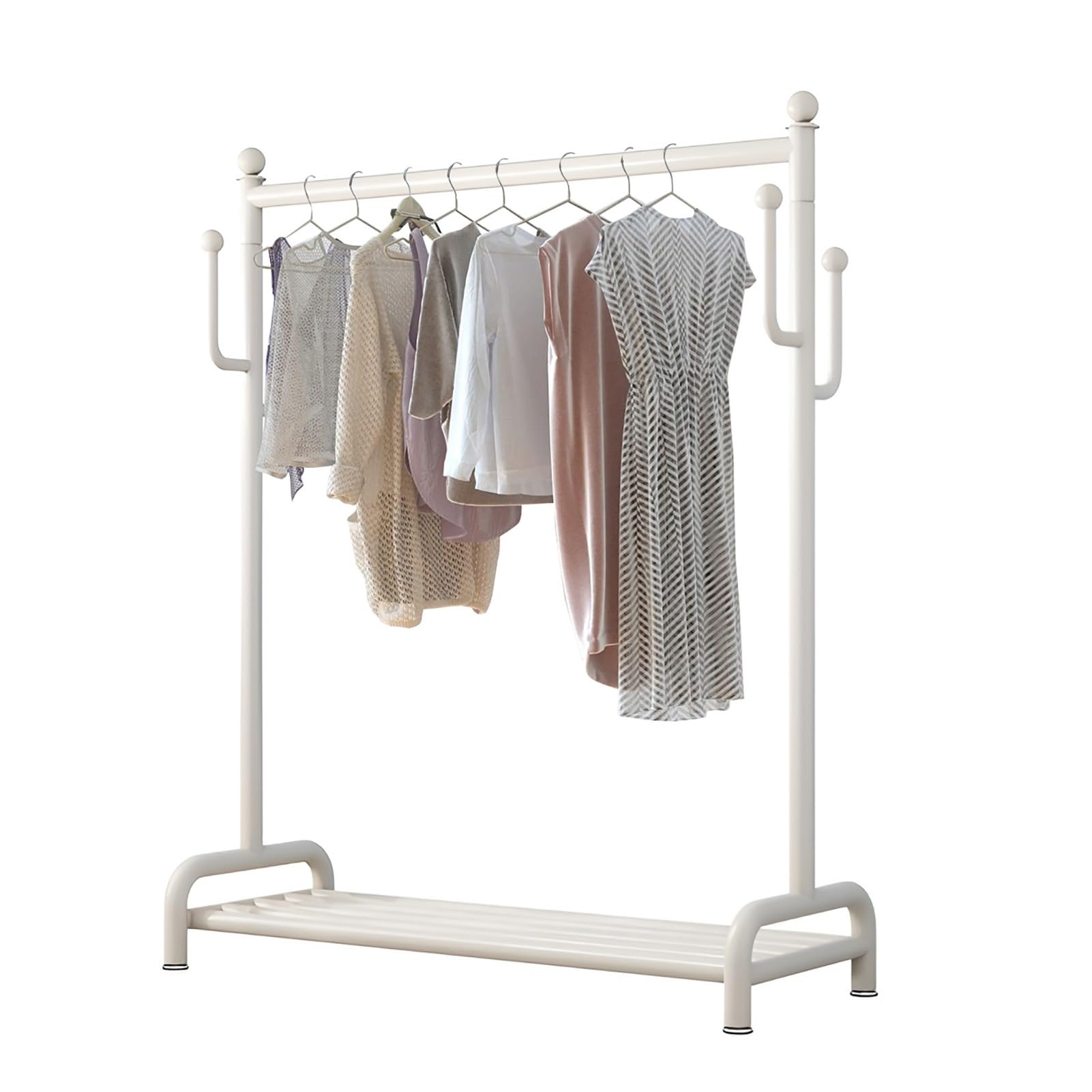 Porte-manteau moderne 60 x 40 x 130 cm vestiaire d'entrée robuste capacité de 100 kg