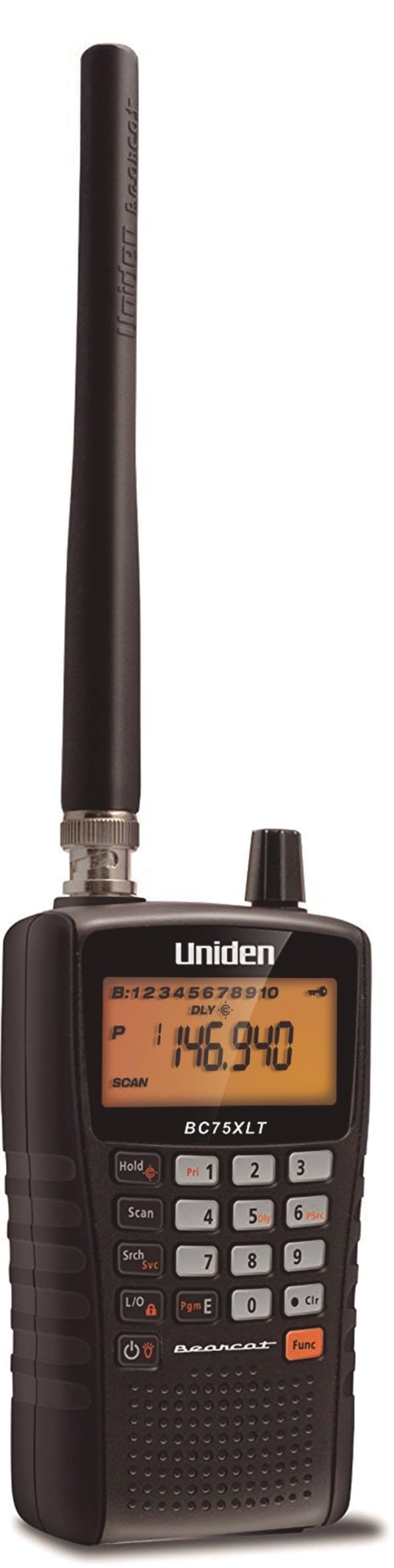 Uniden Bearcat UBC-125XLT Ricevitore scanner portatile a banda larga (25-960 MHz) - Scanner radio con 500 canali, speciale banda aerea AM/FM, ricarica USB e accessori inclusi