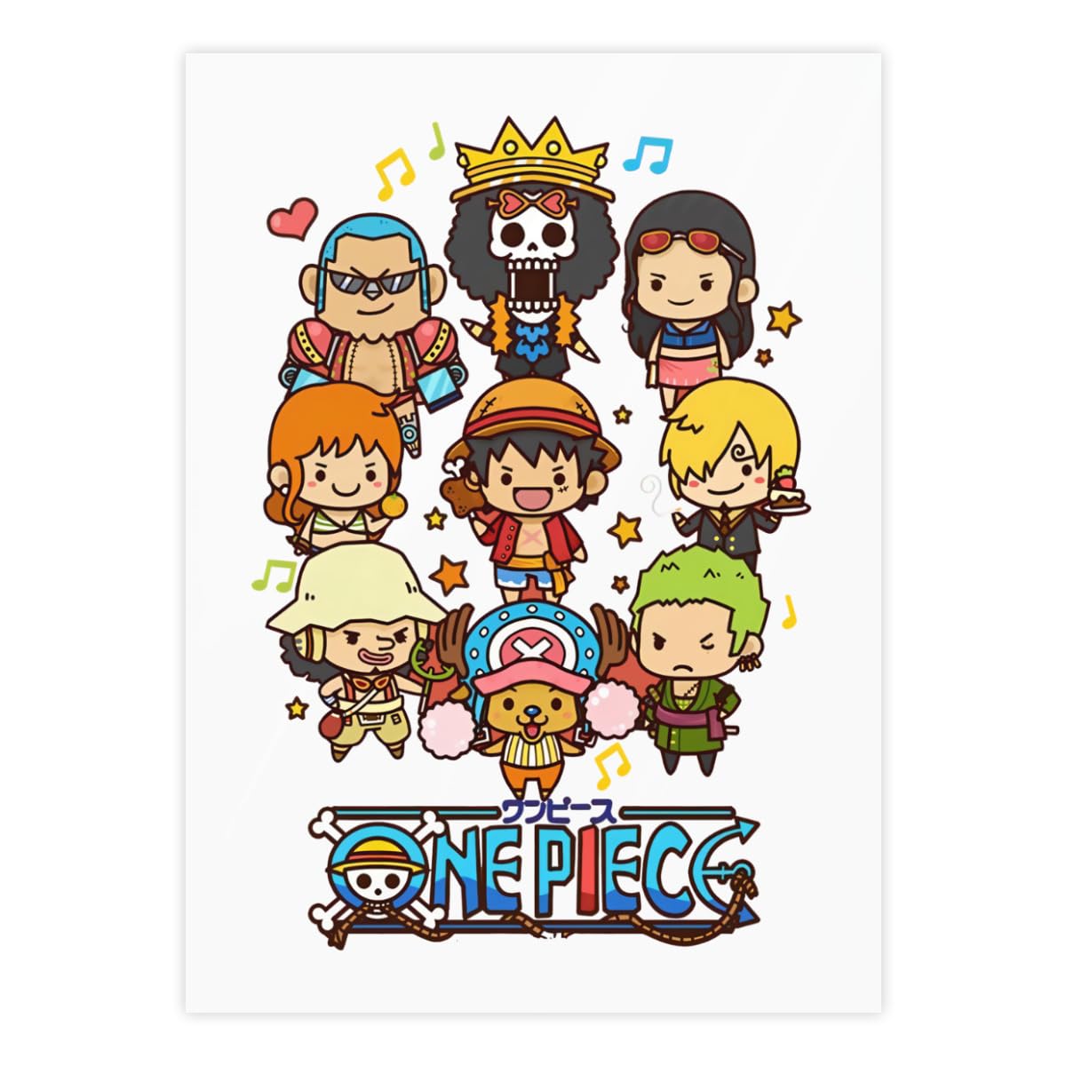 Amazon.co.jp: ワンピース ONE PIECE ステッカーセット クリスタル