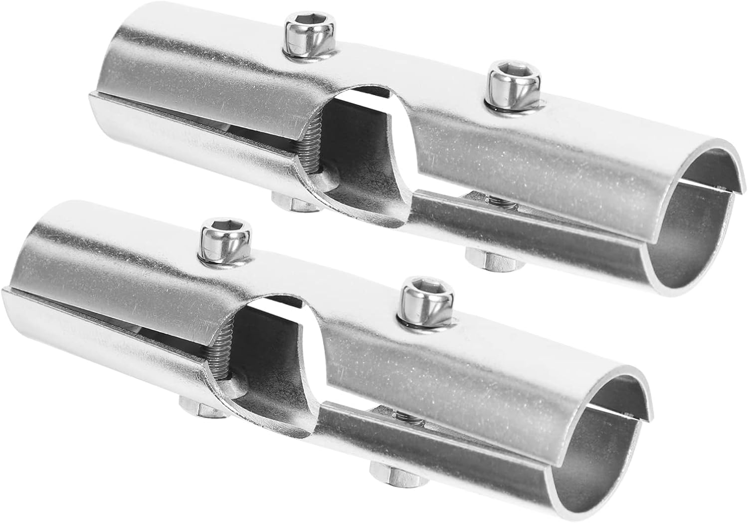 Amazon.com: Repisas 2 Sets Closet Stainless Steel Closet Rod connectors ...