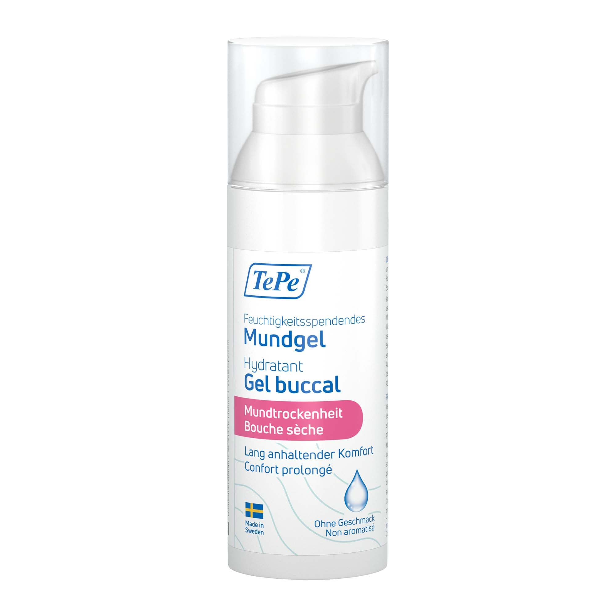 Gel Buccal Hydratant TePe, Sans Saveur, Pour Bouche Sèche