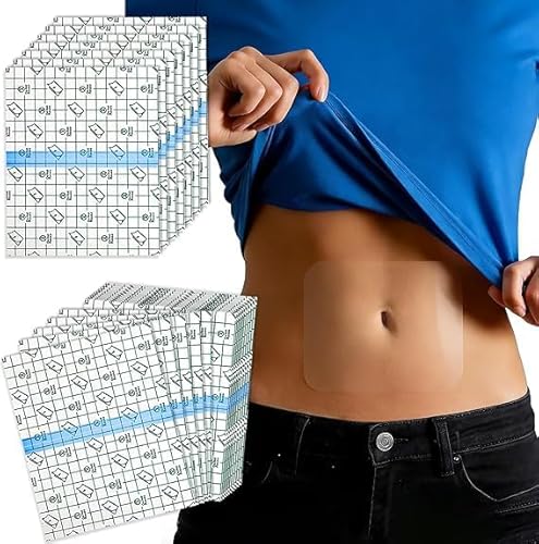 10 Packs Tummy Tuck Tape, Invisible Clear Tummy Lift Tape for Women - Sweatproof All-Day Wear for Stomach, Apron Belly & Flat Stomach