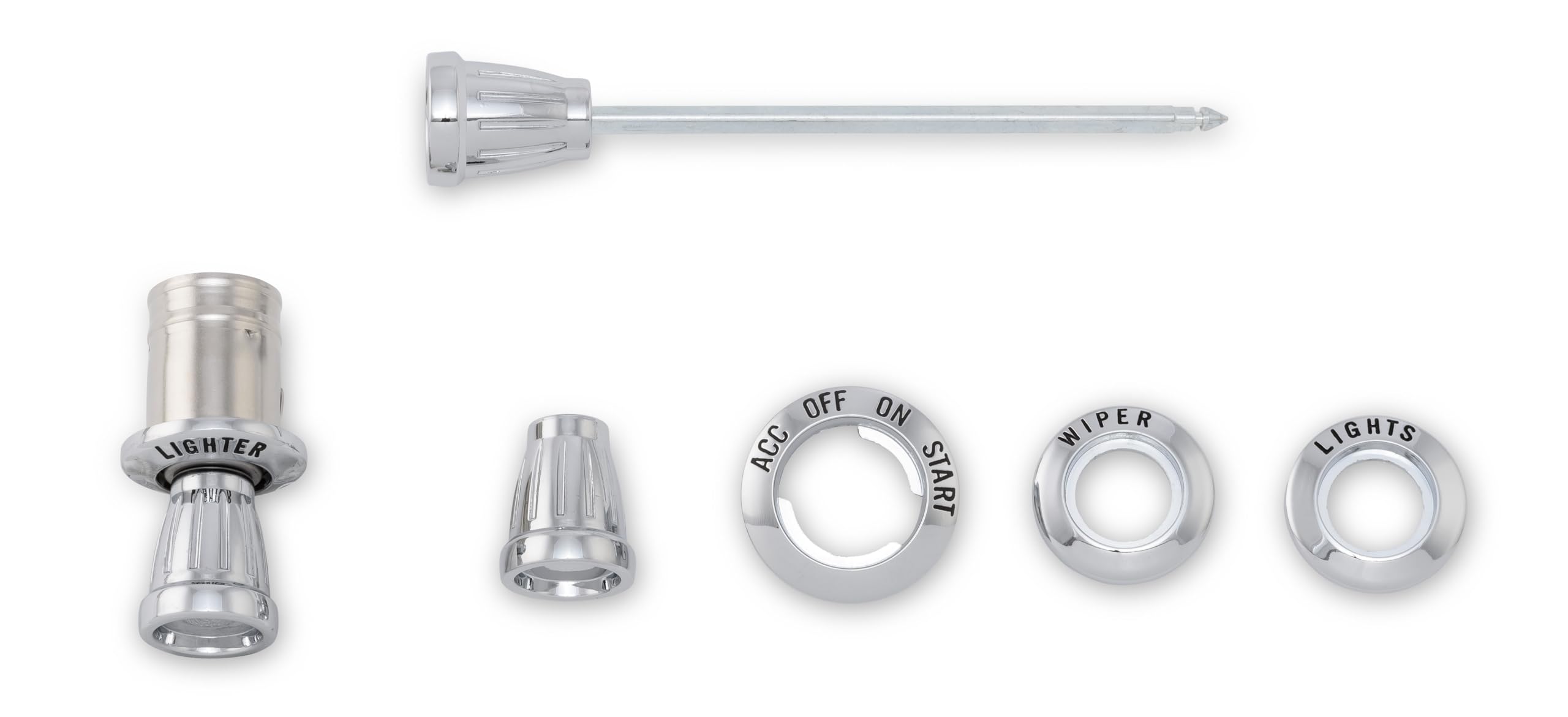 Amazon.com: Scott Drake Chrome Dash Bezel and Knob Kit, Compatible
