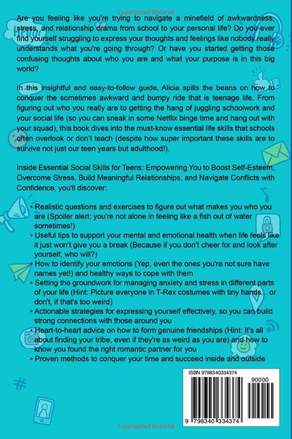 Essential Social Skills for Teens: Empowering You to Boost Self-Esteem, Overcome Stress, Build Meaningful Relationships, and Navigate Conflicts with Confidence - Image 2